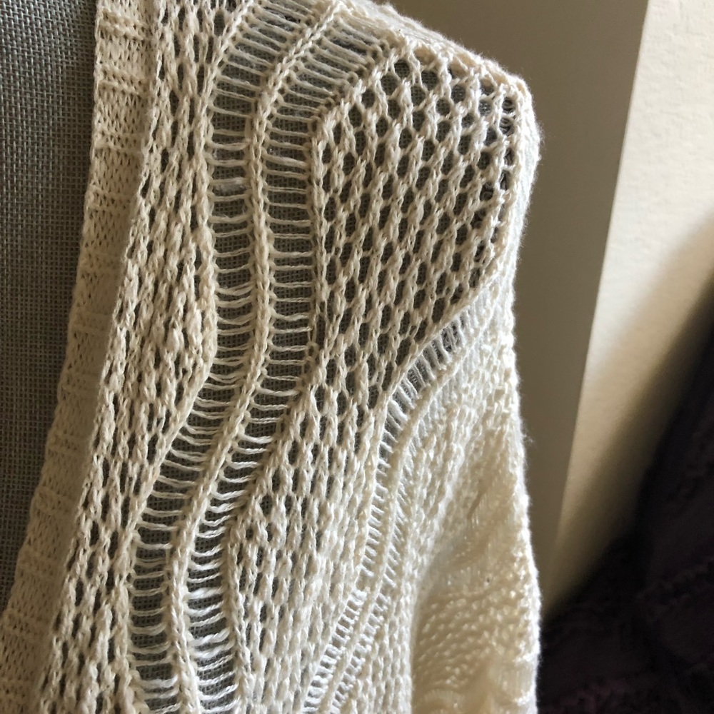 Windsor boho beige knit cardigan.